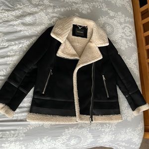 Calvin Klein Faux-Fur Lined Jacket